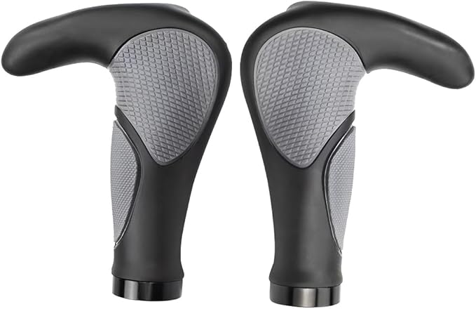 Bike Handlebar Grips, Soft Gel Inserts Shock Resistance Ergonomics Comfort Design,for MTB Bicycle Mountain Bike Grip