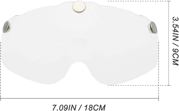 Shinmax Adults Bike Helmet Accessory,Adjustable Helmet with Removable Shield Visor Only for SM-T69