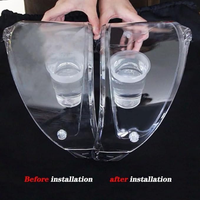 902 Helmet Visor Replacement. Helmet Face Shield UV Protection Compatible with ILM 902,902L,902BT (Anti Fog Film)