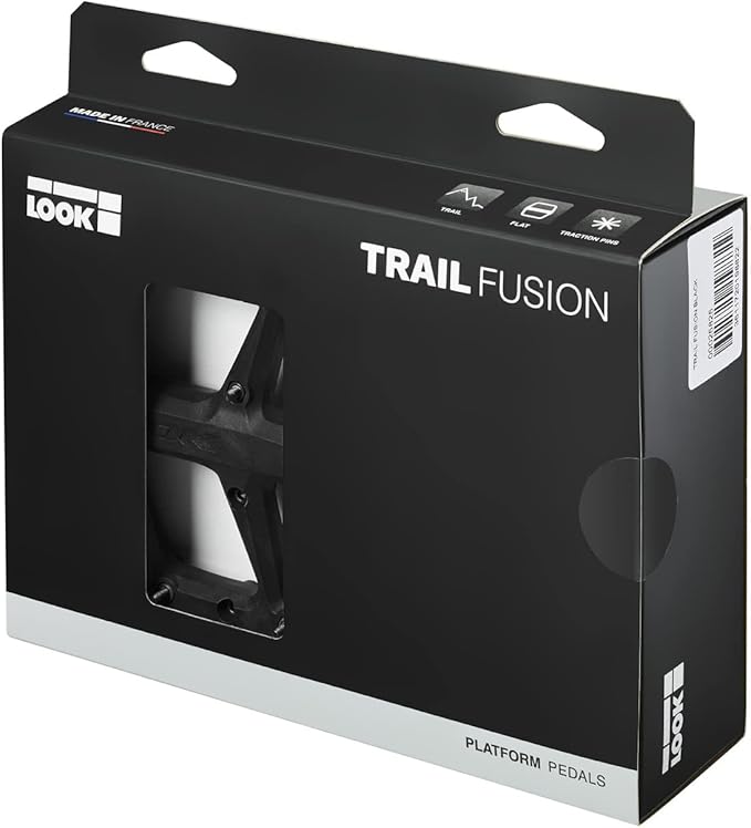 LOOK Cycle – Trail Fusion – MTB Pedals – Flat Pedals – Black – RED – Lime – ICE-Blue - Purple