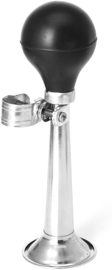 1Pc Retro Bike Horn - Metal Trumpet Loud Honk Bicycle Bell, Universal Handlebar Mount for Commuter Cruiser & Road Safety