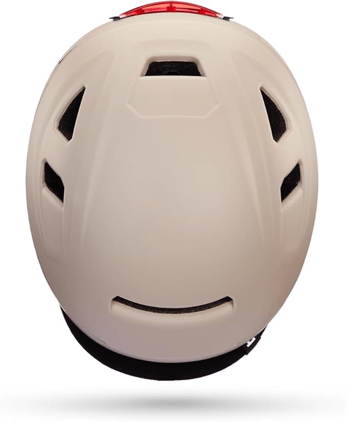 Bern Hudson MIPS Adult Bike Helmet with Rotational Impact Safety, up to 27 MPH│Adjustable│Safety Light Included│For Bikes, E Scooters, E Bikes +│Fully Certified