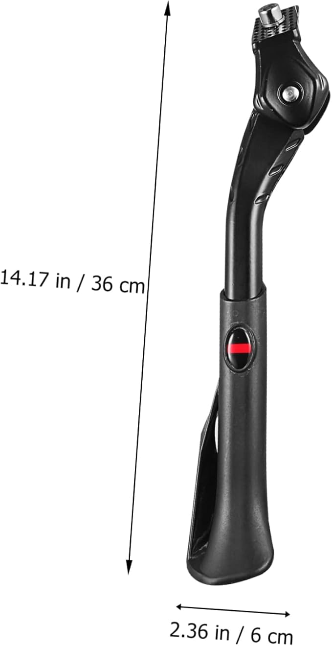 GANAZONO Adjustable Bike Kickstand Aluminum Alloy Foot Brace for Mountain Bicycles Sturdy Side Stand Leg Support for Parking for Cycling Enthusiasts