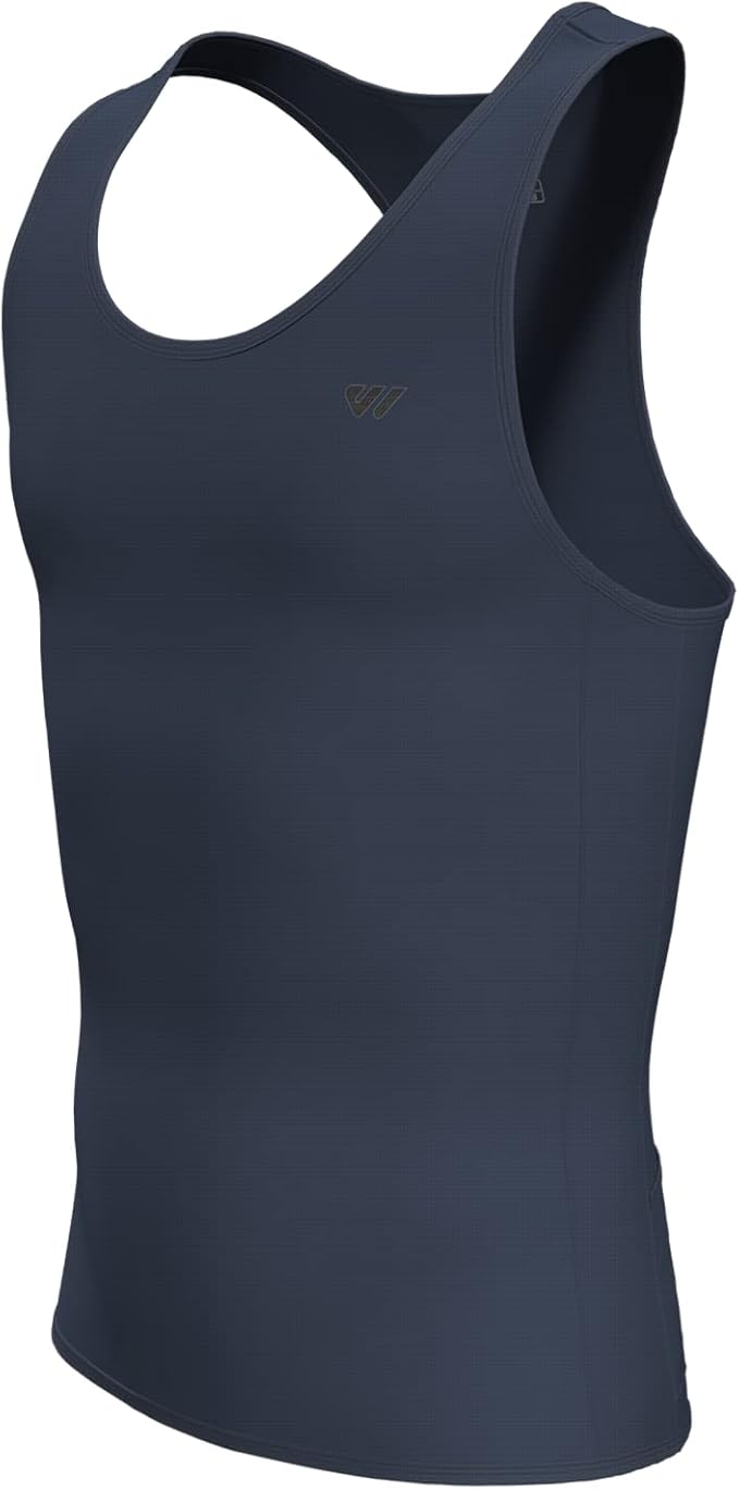 Lo.gas Sleeveless Cycling Jersey Men, Biking Base Layer Breathable and Lightweight with Back Pocket Sports Vest