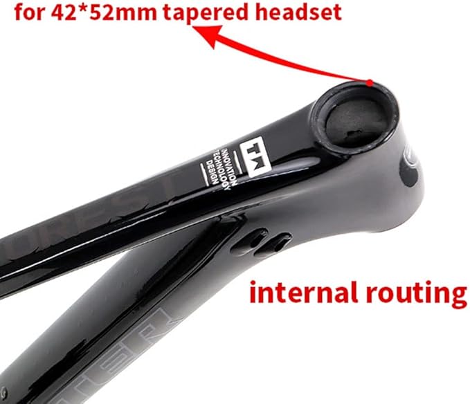 Mountain Bike Frame Carbon Fiber Trail Bike Frame 27.5/29er 15''/17''/19'' Suspension Frame Travel 120mm Boost Thru Axle 12x148mm Disc Brake XC/AM/DH(Red,29 * 17'')