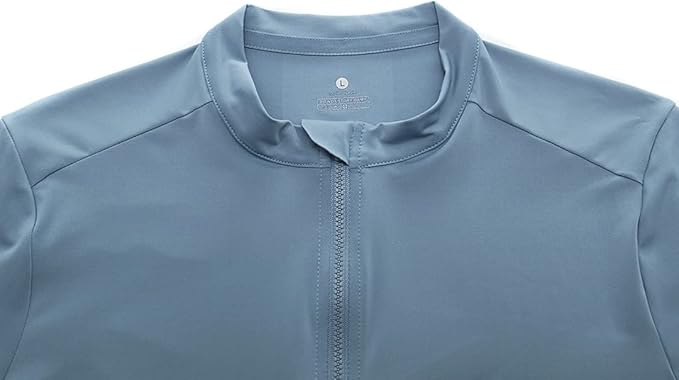 YKYWBIKE Cycling Jersey Men Aero Race Fit, Road Bike Jersey Short Sleeved Moisture Wicking, Breathable,Zip Pocket,UPF50＋