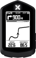 XOSS NAV Cycling Computer GPS Wireless Ant+ Cycling Computer GPS with Bluetooth, IPX7 Waterproof Bicycle Speedometer Odometer with 2.4Inch LCD and Auto Backlight Fits All Bikes