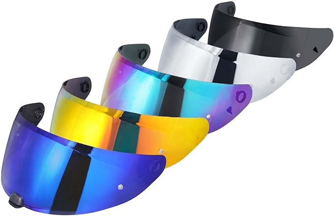 VCOROS I70 Helmet Visor Replacement Face Shield Accessories Compatible With HJ-31 I10(Black)