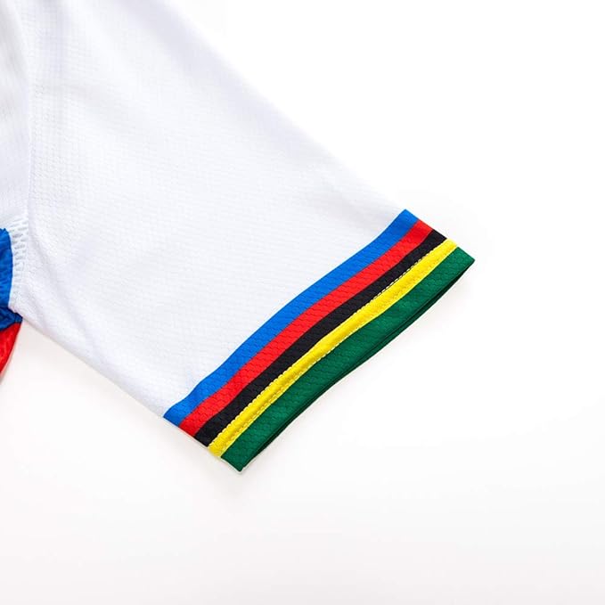 Men's Cycling Bike Jersey Short Sleeve Biking Shirt with 3 Rear Pockets + Zipper Pocket Breathable Quick Dry Bicycle Jersey