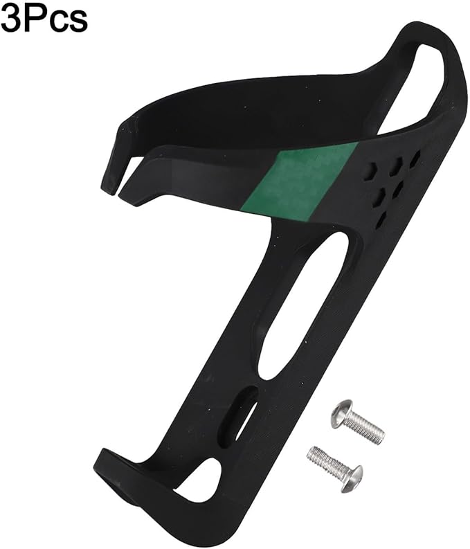 Carbon Fiber Water Bottle Cage For Road And Mountain Bikes, Ultra-Light 29G, 150X74x38mm, Scratch-Resistant Design(green)
