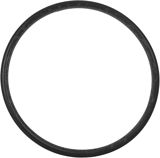 ZJchao 700x28c Polyurethane Solid Road Tire, 700C Tire for Cycling Race Road Racing (Black)
