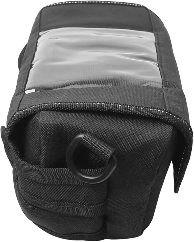 H RUO Waterproof Handlebar Storage Bag Motorcycle Bike Handle Bar Bag with Phone Pouch Compatible with bmw F750GS F850GS R1200GS Triumph Honda Yamaha Suzuki