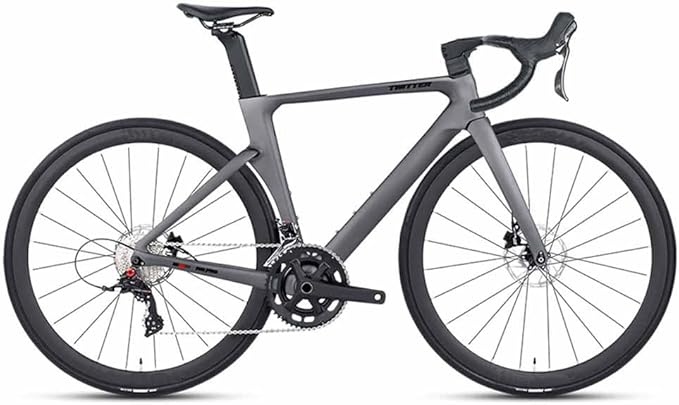 Carbon Fiber Disc Brake Frame 700c Road Bike Frameset 46CM/48CM/50CM/52CM/54CM Aero Race Frame Thru Axle F12×100mm R12×142mm Internal Routing T47