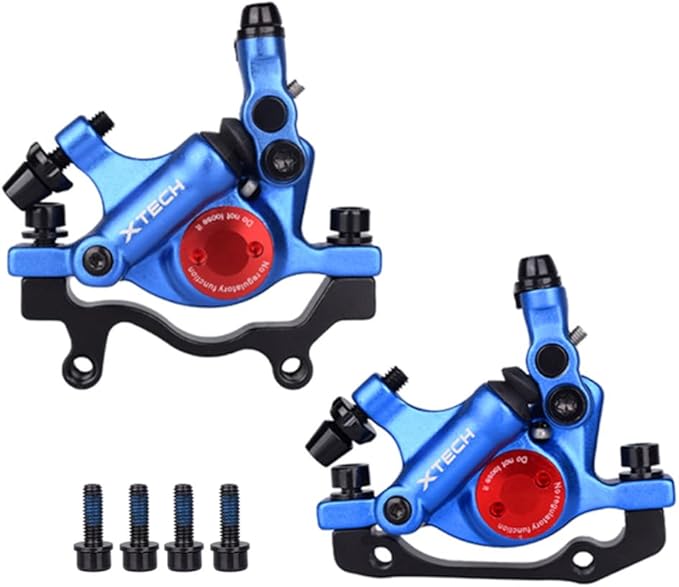 Zoom XTECH HB100 Mountain Bike Hydraulic Line Pulling Disc Brakes Electric Folding Car Mountain Road Bike Line Pull Oil Brake Disc Brake Set