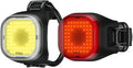 Knog Blinder Mini Bike Light - Bright 50/30 Lumen COB LED Bike Headlight and Tail Light Set, 8 Light Modes, USB Rechargeable, Waterproof, Ultralight 17g Each, 300m Visibility, 30h Runtime