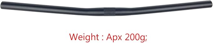 25.4mm Lightweight Aluminum Alloy MTB Bike Handlebar Cycling Bicycle Riser/Flat Bar 600mm Long for Mountain Bike