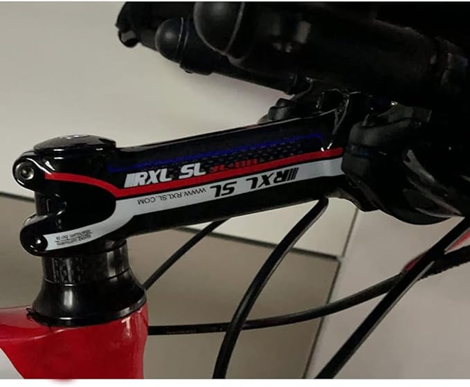 RXL SL MTB Bike Stem 1-1/4"Carbon Fiber+Aluminum Alloy Road Bike Carbon Handlebar Stem 6 Degree Mountain Bike for Cycling 60mm,70mm,80mm,90mm,100mm,110mm,120mm Bicycle Part