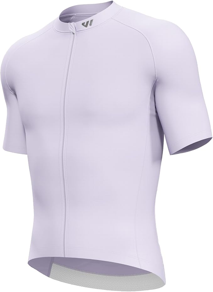 Lo.gas Cycling Jersey Men Short Sleeve, Road Bike Jerseys Full Zipper with Pockets, Bicycle Clothing Breathable Quick Dry