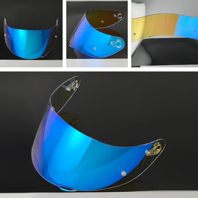 902 Helmet Visor Replacement. Helmet Face Shield UV Protection Compatible with ILM 902,902L,902BT (Revo Clear Blue-Day&Night Use)
