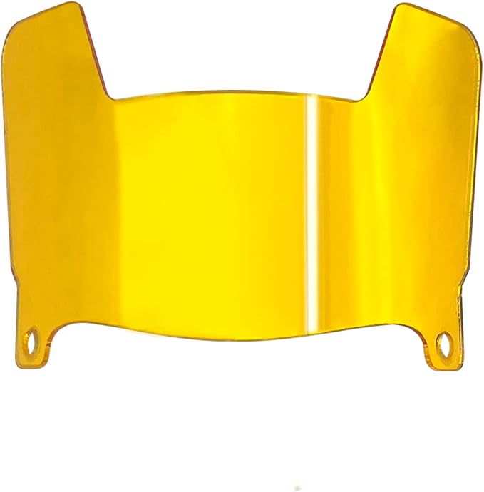 Mini Football Helmet Visor Clear with Clips Universal Fit for Collectors and Display