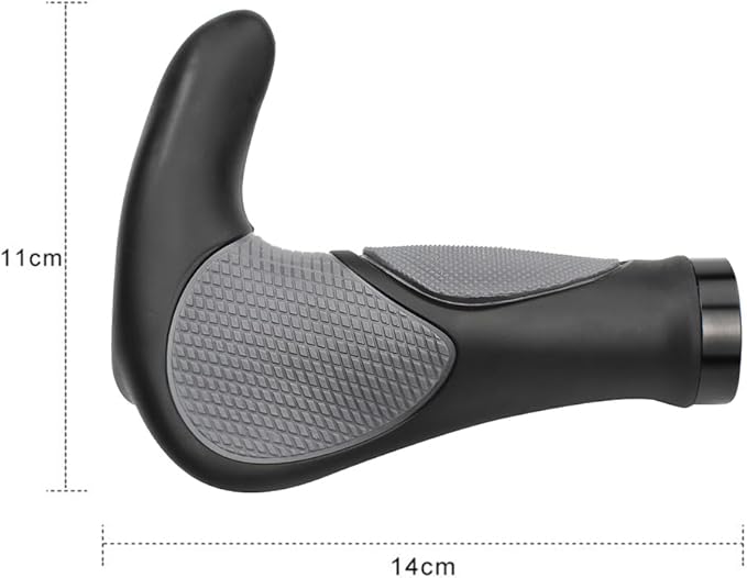 Bike Handlebar Grips, Soft Gel Inserts Shock Resistance Ergonomics Comfort Design,for MTB Bicycle Mountain Bike Grip