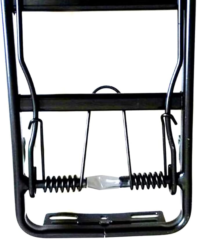 Heavy Bicycle Bike Rear Shelf Aluminum Alloy Frame Bracket Black Adjustable Lugg Bicycle Rear Rack Shelf Cycling Kickstand Hook Hanging Wire Backrest Leg Base Saddle Spring Clamp Holder Adapter Tail