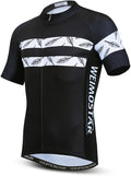 JPOJPO USA Cycling Jersey Men Road Bike Shirt Summer Biking Tops Short Sleeve Bicycle Clothes Cycle Wear Breathable