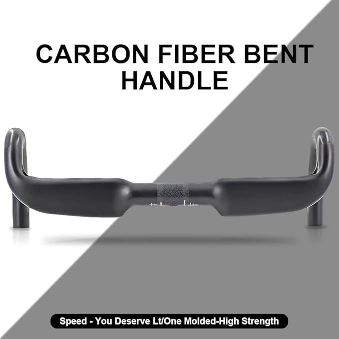 Alfa Pasca Aero Handlebars for Road Bike Carbon Racing Bicycle Handlebars Drop Bars Lightweight 31.8 UD Glossy/Matte 400/420/440mm