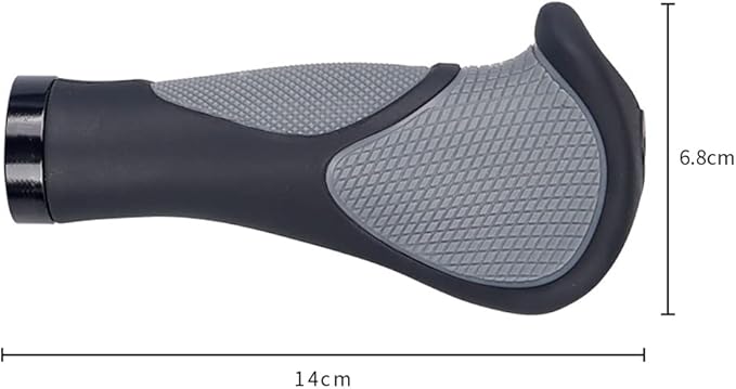 Bike Handlebar Grips, Soft Gel Inserts Shock Resistance Ergonomics Comfort Design,for MTB Bicycle Mountain Bike Grip