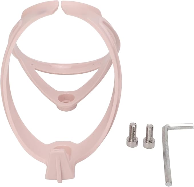 Bicycle Water Bottle Holder Cage Streamlined Design for Outdoor Cycling Road Mountain Bikes (Pink)