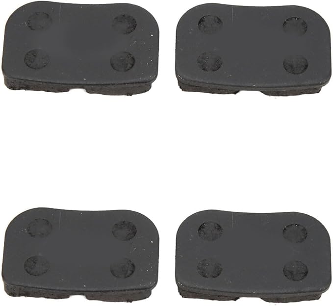 Bike Brake Pads Set Excellent Heat Dissipation Water Resistance for Competitive Roads Copper Fiber, Steel Back Plate