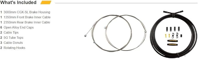 Jagwire Universal Sport Cable Brake/Sheath Kit Unisex Adult, Pink