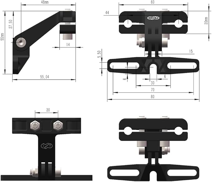 Bike Front Rear Turn Signal Bicycle Rear Left/Right Indicator Light Electric Bicycle Brake Light