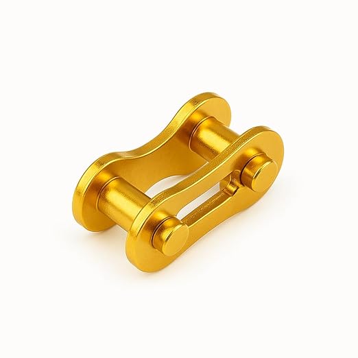 Single Speed Bike Chain | Link Connector Master Link for Bicycle Chain | Bike Chains | Quick Link | Chain Connector | MTB Master Link 1/2X1/8 Suitable with All Single Speed Bike Gold 5 Unit Set.