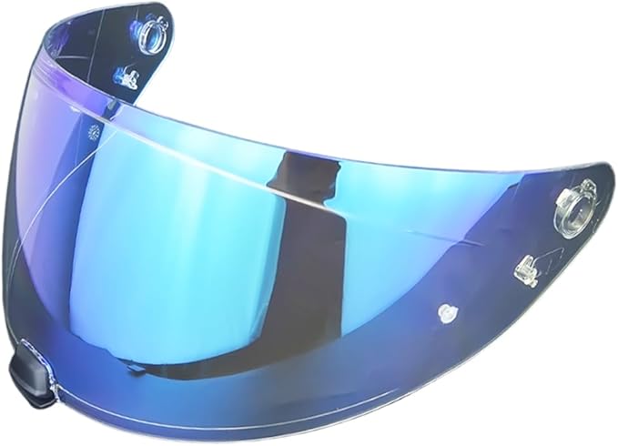 HJ-31 Helmet shield Replacement, Motorcycle Helmet Visor Compatible with HJC i10 and i70 (Transparent Revo Blue)