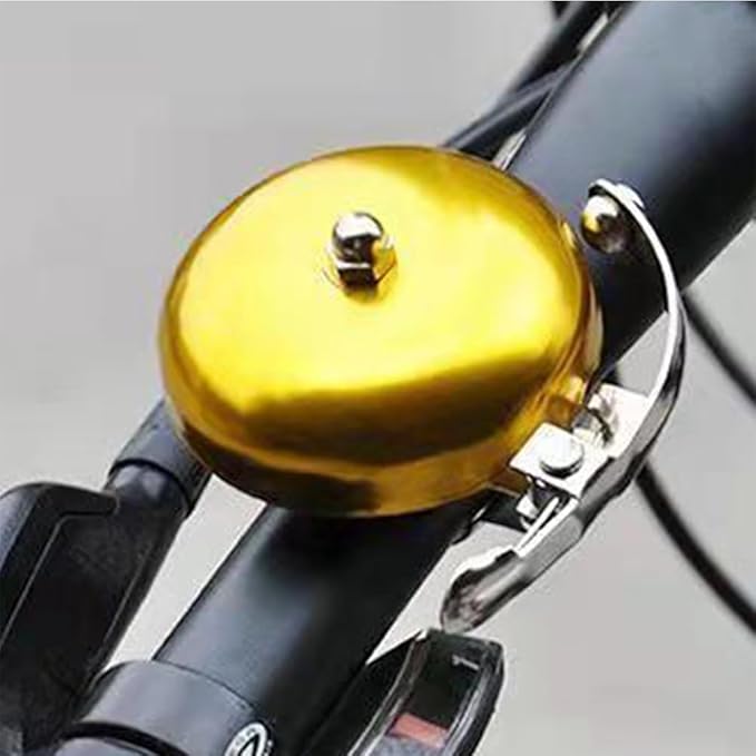 Bicycle Retro Bell Leisure Bicycle Dial Bell Aluminum Silver Gold Coffee Brown Bicycle Bell Bicycle Bell