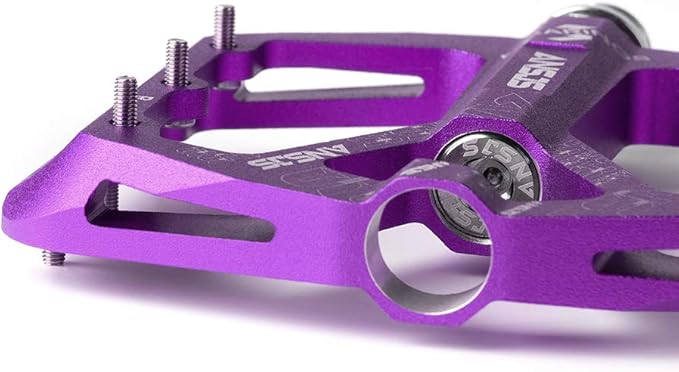 ANSJS Mountain Bike Pedals MTB Pedals Bicycle Flat Pedals Aluminum 9/16" Sealed Bearing Lightweight Platform for Road Mountain BMX MTB Bike