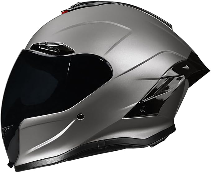 Full-face Helmet Biker Helmet ABS with EPS Cushion Liner Removable Washable 8 Air Vent Free Switch Long and Short Lens Replacement for Adult Unisex