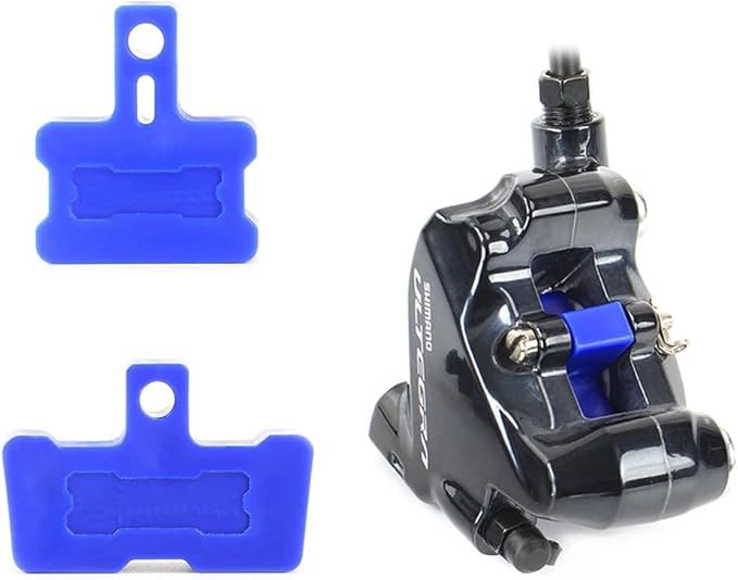 9 Pack Bike Brake Pads Spacer Universal Hydraulic Disc Brakes Bleed Block Pad for Shimano 2/4 Piston Caliper AVID SRAM Tektro Trp Avid Zoom Hydraulic Disc Brake Set Mountain Bicycle Road Bike