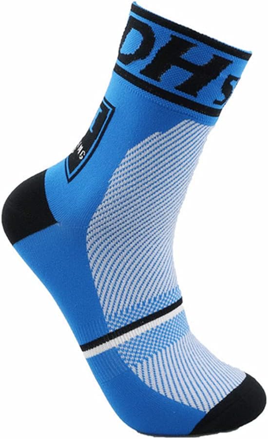 Cycling Socks Pro Mens Womens Riding Socks Bicycle Bike Sport Ankle Athletic Socks XC MTB BMX Black White Pink Blue Green