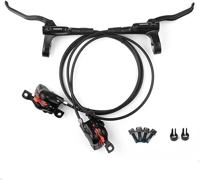 JKSPORTS OEM BR MT200 Hydraulic Disc Brake Set Front 800mm and Rear 1450mm BR-BL-MT200 Hydraulic Disc Brake Set Front and Rear