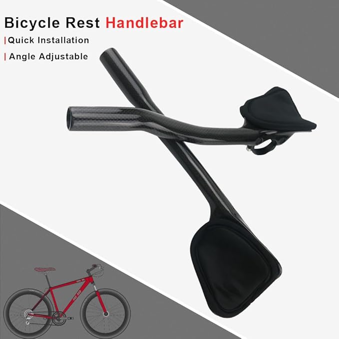 RXL SL triathlon handlebars aero bars road bike carbon aero bike handlebars 1-1/4"aero carbon handlebar racing bike handlebar extender 340mm TT handlebar triathlon 3K glossy