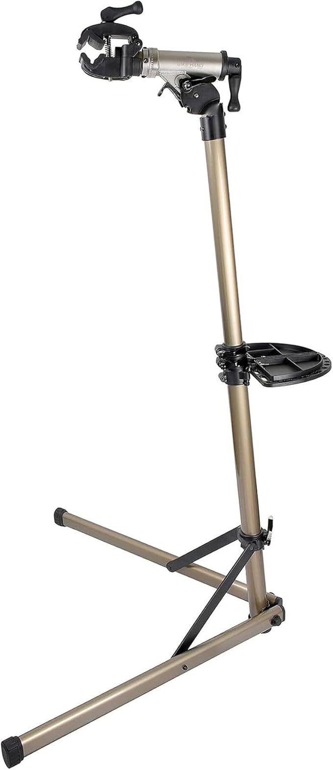 BikeHand Bike Repair Stand - Home Portable Bicycle Mechanics Workstand - for Mountain MTB Road Bikes Maintenance - Max. 110 lbs