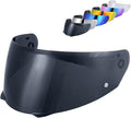 HJ-33 Visor Shield Replacement, I90 Visor Face Shield Compatible With HJ-33 Helmet Visor Accessories (Black)