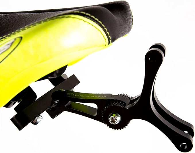 VeloChampion Double Water Bottle Cage Mount Holder. for Cycling Triathlon or Time Trial Bikes. Alloy Black