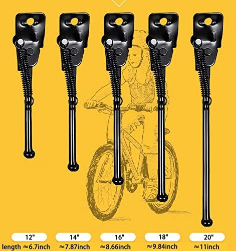 Bike Kickstand Bicycle Side Support Stand for 12 14 16 18 20 inch Kids Bike