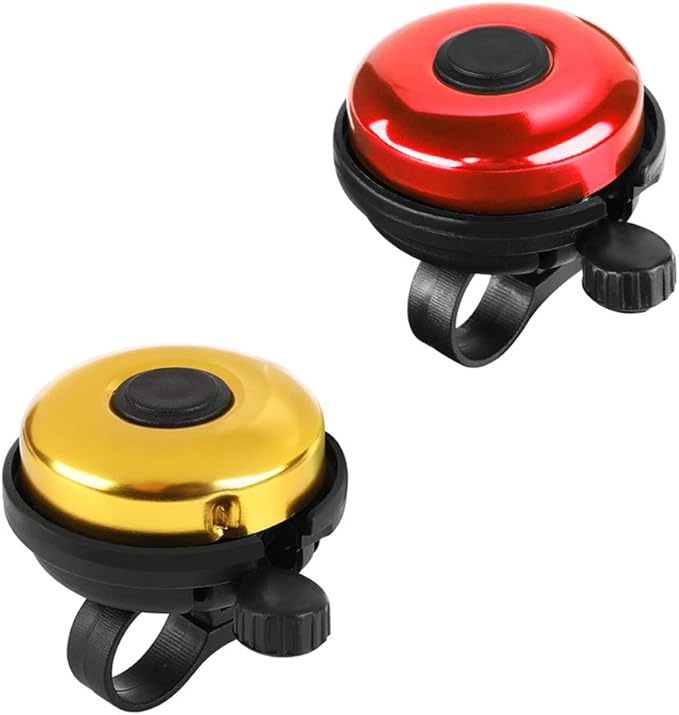 Accmor Classic Bike Bell, Aluminum Bicycle Bell, Loud Crisp Clear Sound Bicycle Bike Bell for Adults Kids