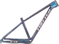 27.5er 29er Carbon Fiber Bike Frame 15''/17''/19'' Hardtail Mountain Bike Frame QR 135mm Disc Brake Internal Routing XC AM(Silver,27.5 * 15'')