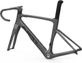 49/52/54/56cm Carbon Road Bike Frameset BSA BB68 Quick Release Frame Carbon Fiber Tapered Fork Disc Brake Frame Lightweight Thru Axle 12x100mm/12x142mm Internal Routing(Grey,52cm)