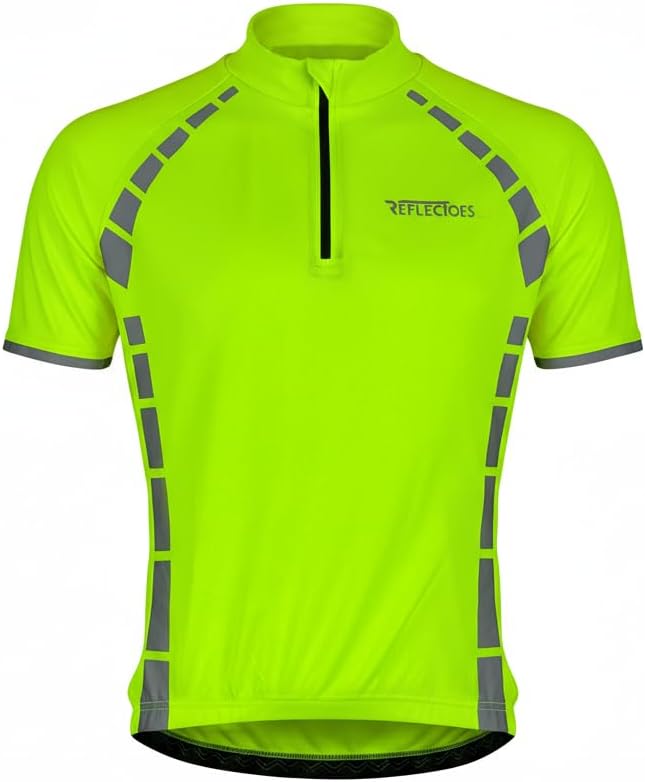 ReflecToes Reflective Cycling Jersey Full Sleeve for Men & Women – Breathable Bike Shirt